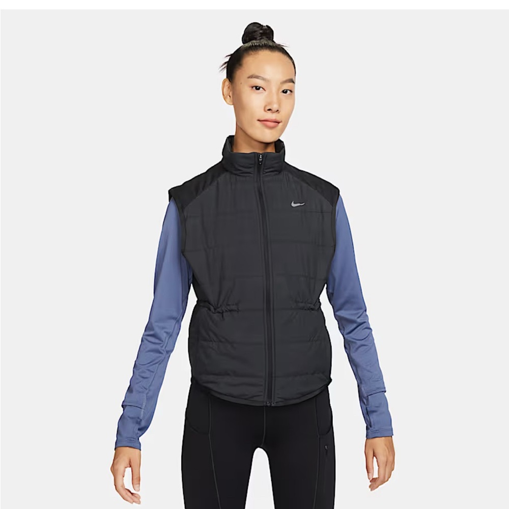 Nike Women's Black Quilted Vest